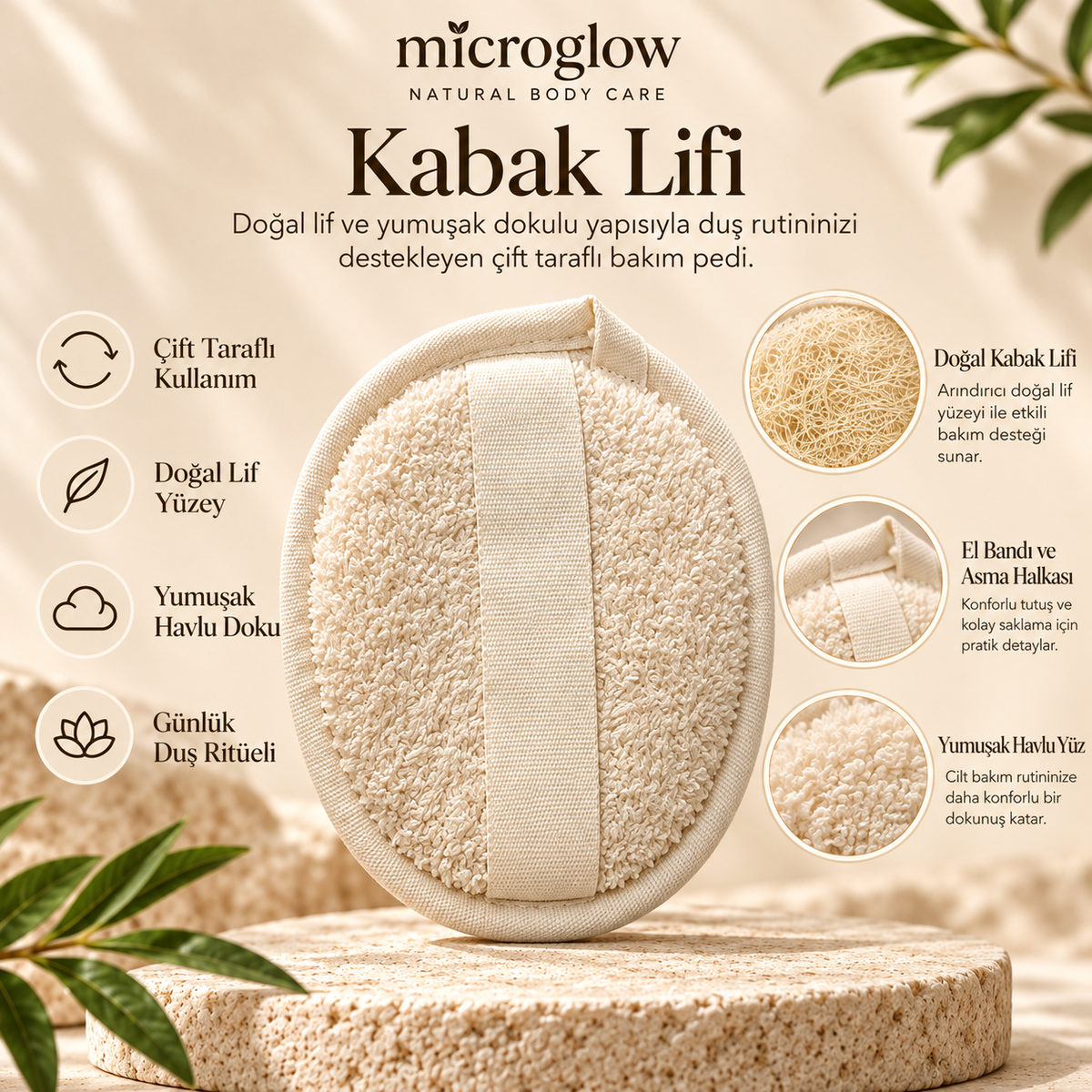 MicroGlow Body Ritual 4’lü Doğal Vücut Bakım Seti