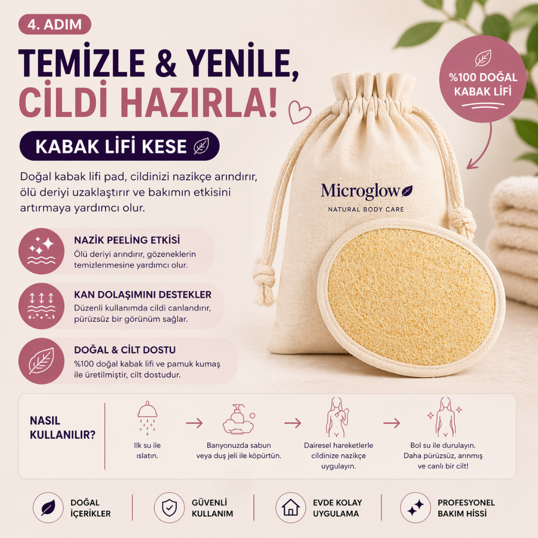 MicroGlow Doğal Vücut Bakım Seti