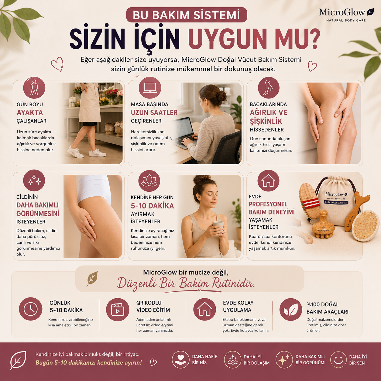 MicroGlow Doğal Vücut Bakım Seti