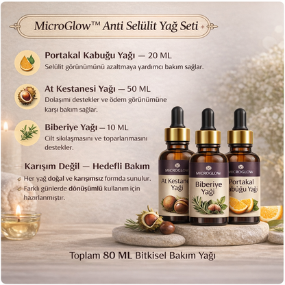 MicroGlow™  Anti Selülit Yağ Seti 80 ML