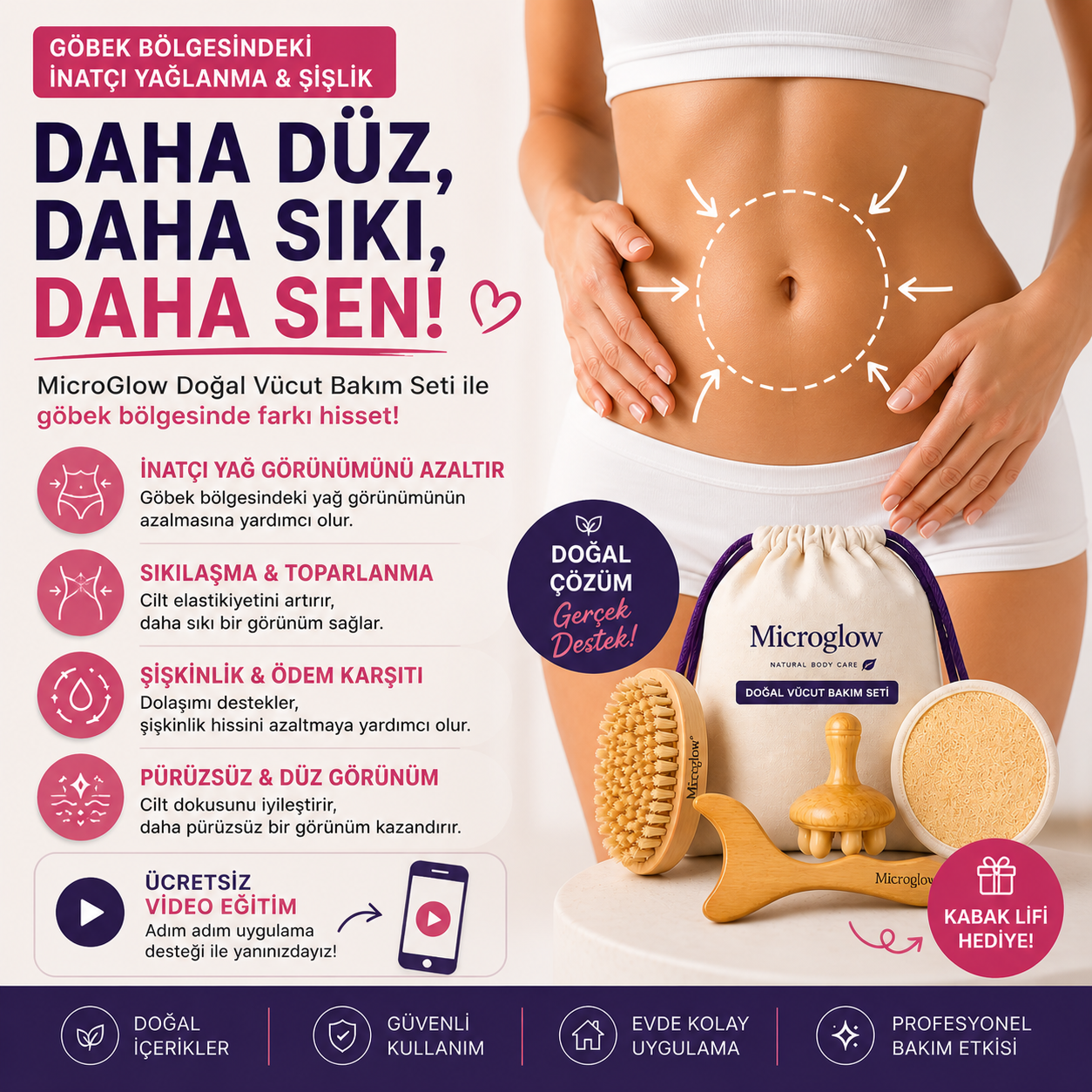 MicroGlow Doğal Vücut Bakım Seti