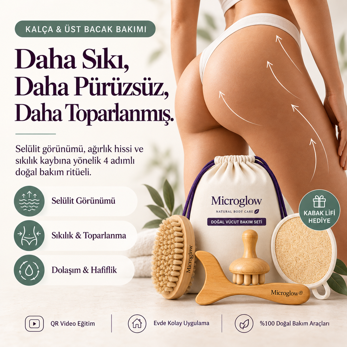 MicroGlow Doğal Vücut Bakım Seti