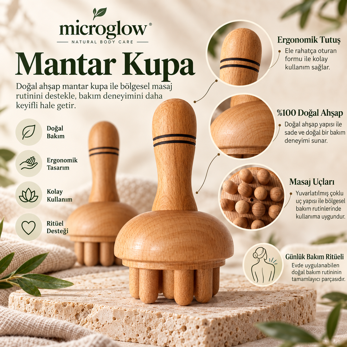 MicroGlow Body Ritual  4’lü Doğal Vücut Bakım Seti